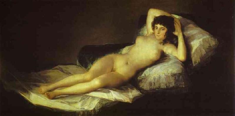 Francisco Jose de Goya The Nude Maja Sweden oil painting art